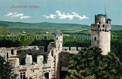 AK / Ansichtskarte Auerbach Bergstrasse Schloss Ruine Kat. Bensheim