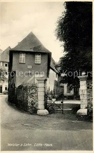 AK / Ansichtskarte Wetzlar Lotte Haus Kat. Wetzlar