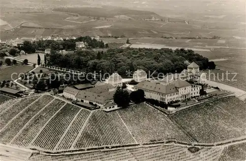 AK / Ansichtskarte Johannisberg Rheingau Weingut Schloss Johannisberg Fliegeraufnahme Kat. Geisenheim