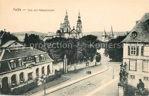 AK / Ansichtskarte Fulda Dom und Michaeliskirche Kat. Fulda