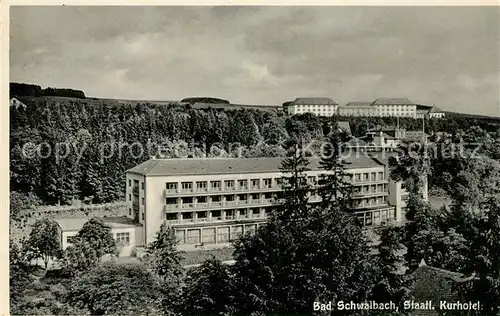 AK / Ansichtskarte Bad Schwalbach Staatliches Kurhotel Kat. Bad Schwalbach