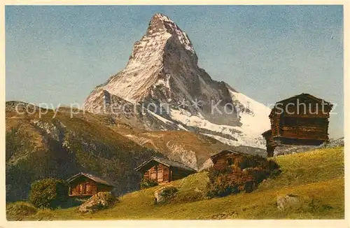 AK / Ansichtskarte Winkelmatten Matterhorn Walliser Alpen Kat. Zermatt