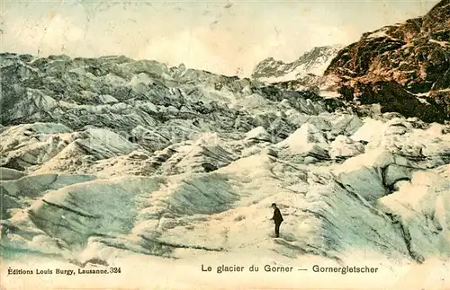 AK / Ansichtskarte Gornergrat Zermatt Glacier du Gorner Gornergletscher Gebirgspanorama Walliser Alpen Kat. Gornergrat