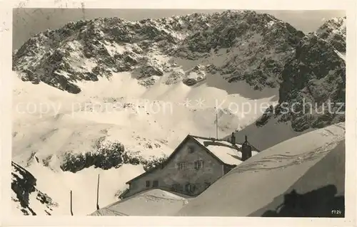 AK / Ansichtskarte Coburgerhuette Berghuette Mieminger Gebirge mit Griesspitzen Kat. Oesterreich