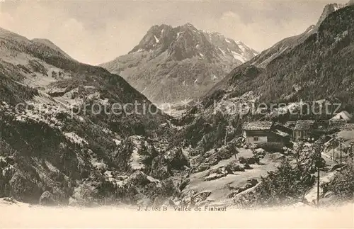 AK / Ansichtskarte Finhaut Panorama de la Vallee Alpes Kat. Finhaut