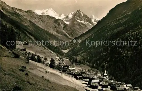 AK / Ansichtskarte Ayer Sierre Landschaftspanorama mit Rothorn Besso Gabelhorn Walliser Alpen Kat. Ayer