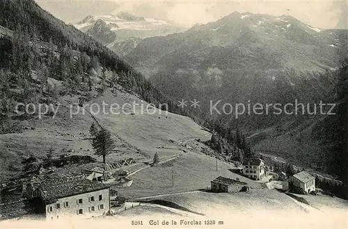 AK / Ansichtskarte La Forclaz Aigle Col de la Forclaz Alpenpanorama Kat. La Forclaz