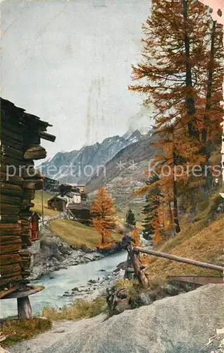 AK / Ansichtskarte Zermatt VS et Mischabels Landschaftspanorama Walliser Alpen Kat. Zermatt
