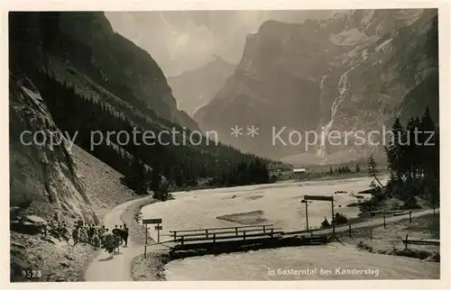 AK / Ansichtskarte Kandersteg BE Landschaftspanorama Gasterntal Alpen Kat. Kandersteg