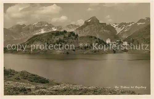 AK / Ansichtskarte Truebsee OW Bergsee Alpenpanorama Kat. Engelberg