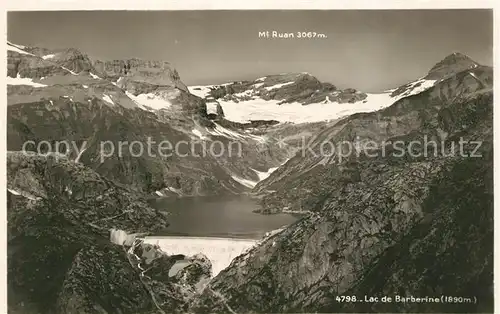 AK / Ansichtskarte Barberine Lac de Barberine Mont Ruan Bergsee Gebirgspanorama Alpen Kat. Le Chatelard