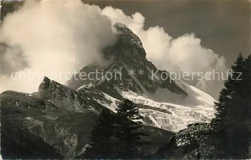 AK / Ansichtskarte Zermatt VS Gebirgspanorama Matterhorn Walliser Alpen Kat. Zermatt