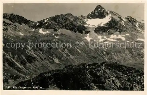 AK / Ansichtskarte Piz Languard Gebirgspanorama Livigno Alpen Kat. Piz Languard