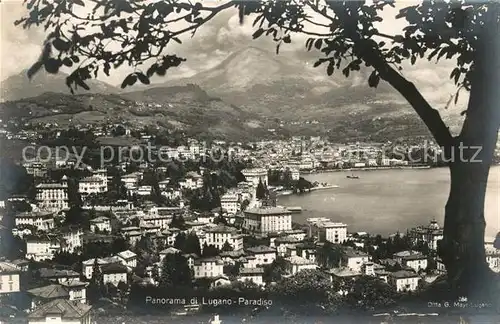 AK / Ansichtskarte Paradiso Lago di Lugano Panorama Luganersee Alpen Kat. Paradiso