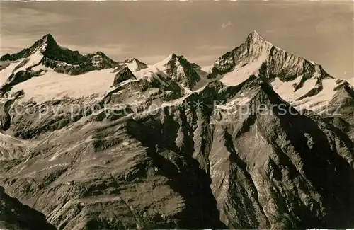 AK / Ansichtskarte Zermatt VS Zinal Rothorn Weisshorn Gornergrat Gebirgspanorama Walliser Alpen Kat. Zermatt