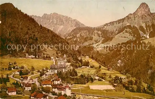 AK / Ansichtskarte Les Avants Chemin de fer M. O. B. Landschaftspanorama Alpen Kat. Les Avants