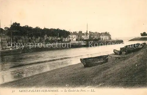 AK / Ansichtskarte Saint Valery sur Somme Le Goulet du Port Kat. Saint Valery sur Somme