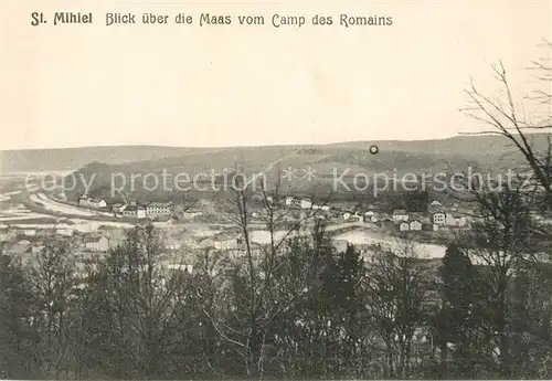 AK / Ansichtskarte Saint Mihiel Blick ueber die Maas vom Camp des Romains Kat. Saint Mihiel