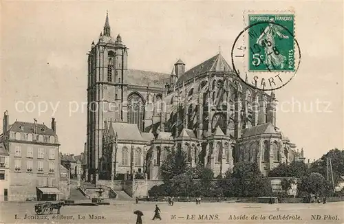 AK / Ansichtskarte Le Mans Sarthe Abside de la Cathedrale Kat. Le Mans