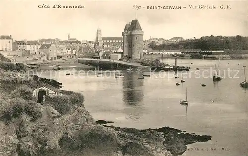 AK / Ansichtskarte Saint Servan sur Mer Vue generale Cote d Emeraude