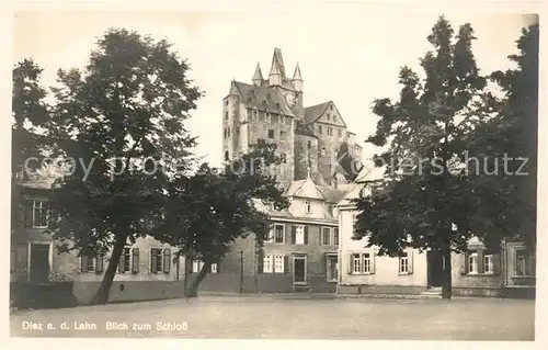 AK / Ansichtskarte Diez Lahn Blick zum Schloss Kat. Diez