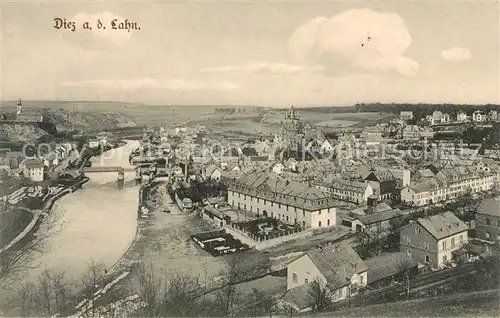 AK / Ansichtskarte Diez Lahn Stadtpanorama Kat. Diez