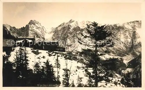 AK / Ansichtskarte Vorderkaiserfelden Winterpanorama Alpen Kat. Wildermieming