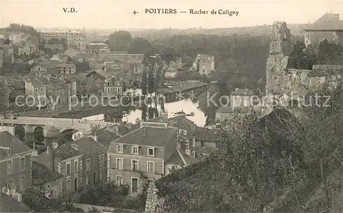 AK / Ansichtskarte Poitiers Vienne Rocher de Coligny Kat. Poitiers