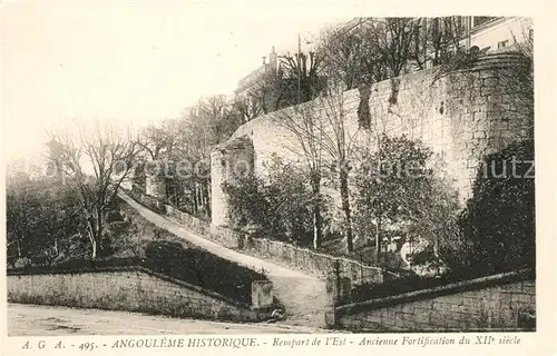 AK / Ansichtskarte Angouleme Rempart de l Est ancienne Fortification du XII siecle Kat. Angouleme
