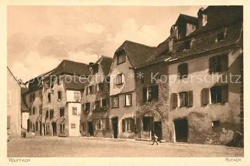 AK / Ansichtskarte Rouffach Haeuserpartie Kat. Rouffach