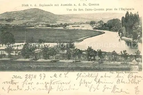 AK / Ansichtskarte Saint Quentin Aisne Vue du Fort prise de l Esplanade