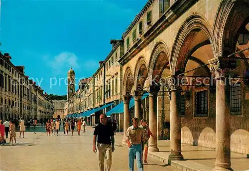 AK / Ansichtskarte Dubrovnik Ragusa Stradun Kat. Dubrovnik