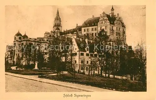 AK / Ansichtskarte Sigmaringen Schloss Kat. Sigmaringen