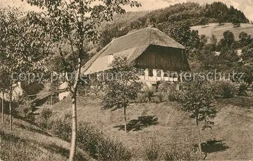 AK / Ansichtskarte Calmbach Enz Schwarzwaldhaus Kat. Bad Wildbad