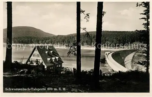 AK / Ansichtskarte Forbach Baden Schwarzenbach Talsperre Kat. Forbach