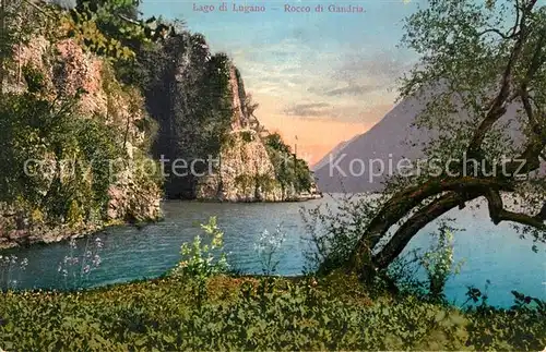 AK / Ansichtskarte Gandria Lago di Lugano Rocco di Gandria Kat. Gandria