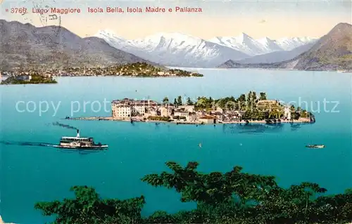 AK / Ansichtskarte Isola Bella Isola Madre e Pallanza Lago Maggiore Kat. Lago Maggiore