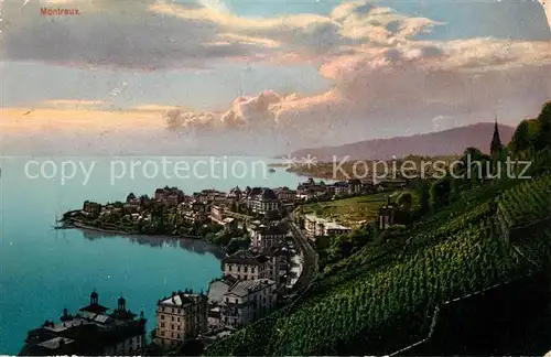 AK / Ansichtskarte Montreux VD Panorama Kat. Montreux