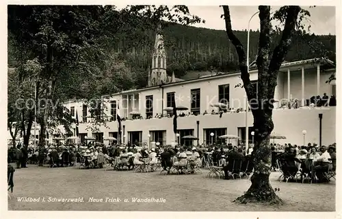 AK / Ansichtskarte Wildbad Schwarzwald Neue Trink und Wandelhalle Kat. Bad Wildbad