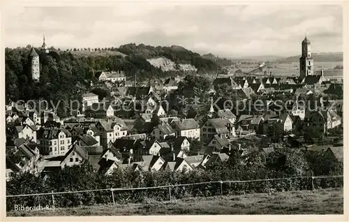 AK / Ansichtskarte Biberach Riss Stadtblick Kat. Biberach an der Riss