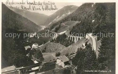 AK / Ansichtskarte Hoellental Schwarzwald Panorama Kat. Buchenbach