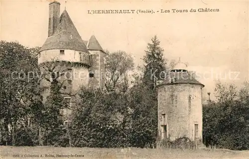 AK / Ansichtskarte L Hermenault Les Tours du Chateau Kat. L Hermenault