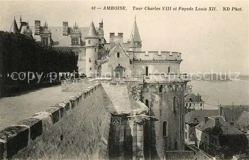 AK / Ansichtskarte Amboise Tour Charles VIII et Facade Louis XII Kat. Amboise