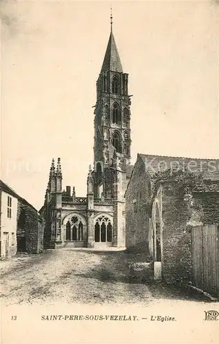 AK / Ansichtskarte Saint Pere sous Vezelay Eglise