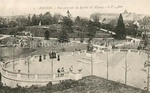 AK / Ansichtskarte Angers Vue generale du Jardin des Plantes Monument Kat. Angers