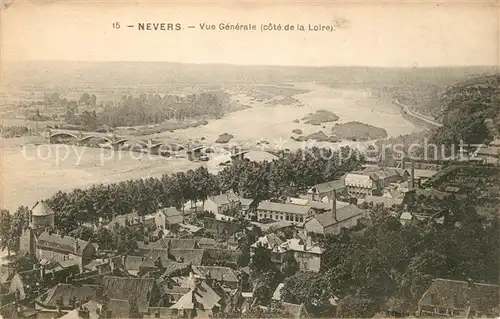 AK / Ansichtskarte Nevers Nievre Vue generale Kat. Nevers