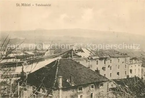 AK / Ansichtskarte Saint Mihiel Totalansicht Truemmer 1. Weltkrieg Kat. Saint Mihiel