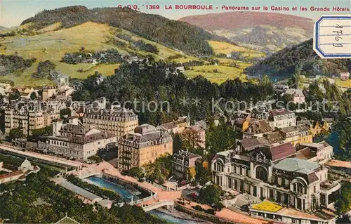 AK / Ansichtskarte La Bourboule Panorama sur le Casino et les Grands Hotels Kat. La Bourboule