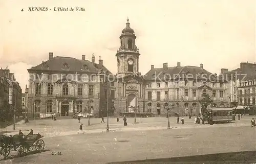 AK / Ansichtskarte Rennes Hotel de Ville Kat. Rennes