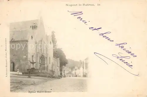 AK / Ansichtskarte Nogent le Rotrou Eglise Notre Dame Kat. Nogent le Rotrou